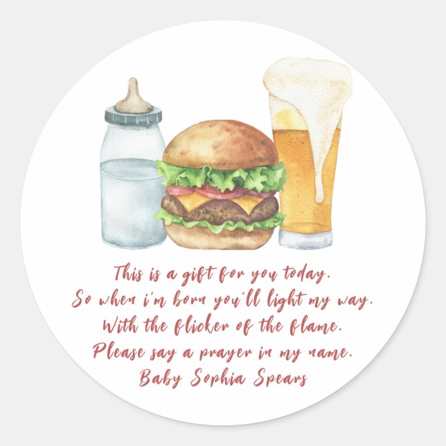 Un bébé brasse de la bière - étiquette de la chand (Devant)