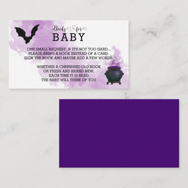 Un bébé brasse Octobre Baby Book Demande Carte (Devant / Derrière)