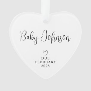 Un bébé photo de parents attendu pour 2025
