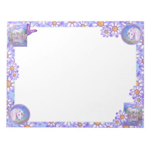 Un Bloc-notes paradisiaque violet