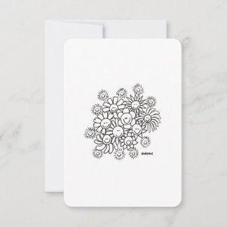 Un Bouquet de sourires : Bonjour, Merci - Carte à 