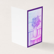 Un cadeau de fleurs - puple