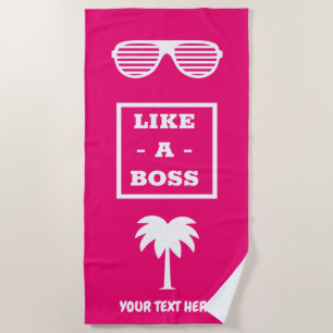 Un cadeau de serviette de plage amusant pour un pa