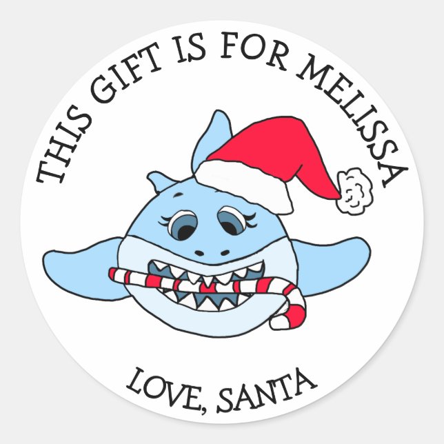 Un cadeau pour les étiquettes cadeaux personnalisé (Devant)