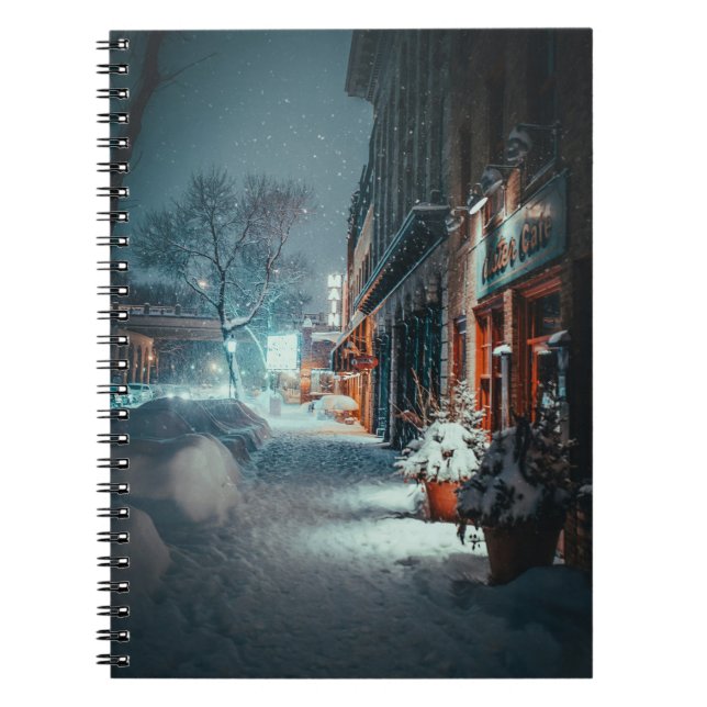 Un cahier de notes d'hiver amusant (Devant)
