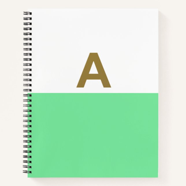 Un cahier initial en or (Devant)