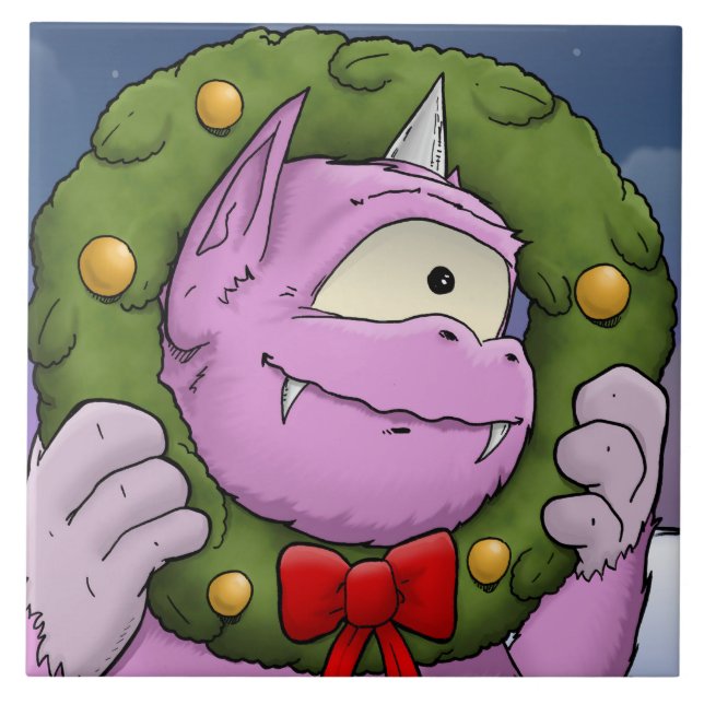 Un carreau de Noël monstre (Devant)