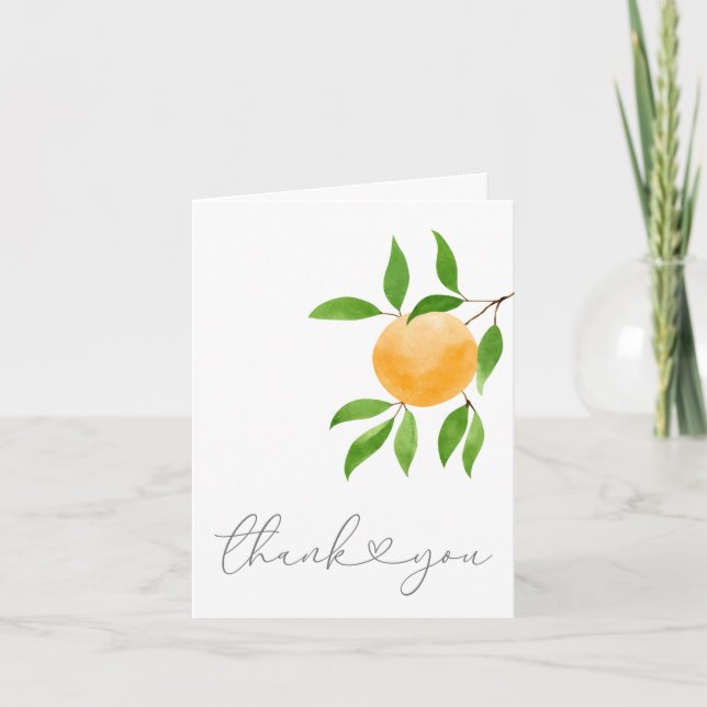 Un Carte de remerciements De Baby shower Moderne U (Devant)