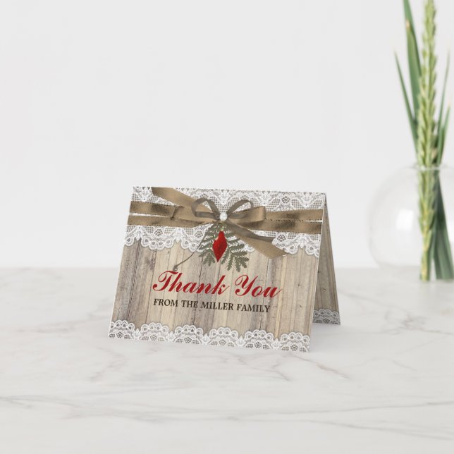 Un Carte de remerciements de Noël très joyeux et v (Devant)