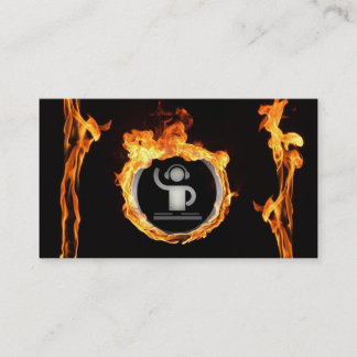 Un carte de visite flamboyant frais du DJ