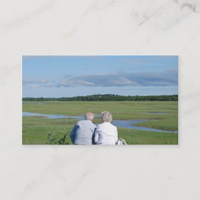 Un carte de visite plus ancien de couples (Devant)