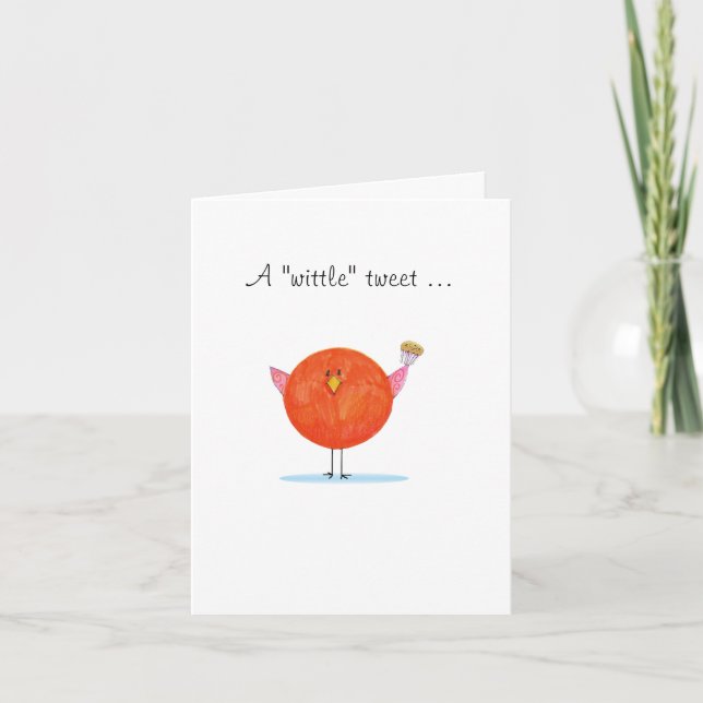 Un carte pour notes de bip de "Wittle" (Devant)
