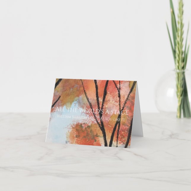 Un Carte pour notes de scène pour tout le monde (Devant)