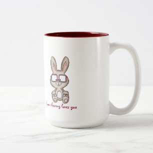 Un certain lapin vous aime la tasse - conception