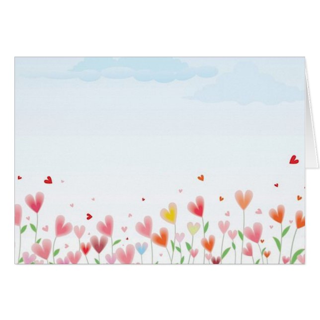 Un champ des coeurs (Devant horizontal)