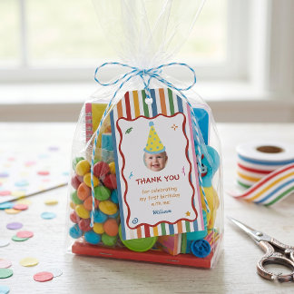 Un chapeau amusant Étiquettes de cadeaux pour fête