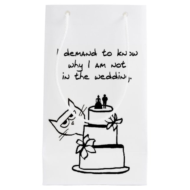 Un chat en colère écrase le Mariage - Drôle sac ca (Devant)