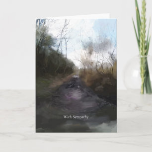 Un chemin vers la carte de sympathie de la plage