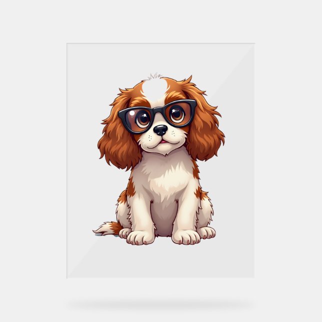 Un chien mignon, le roi Charles Spaniel (Recto)