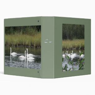 Un Classeur de 1,5 po avec des cygne