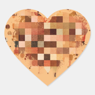 Un coeur du monde autocollants