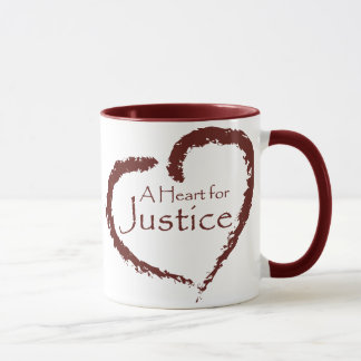Un coeur pour la tasse de justice 15 onces.