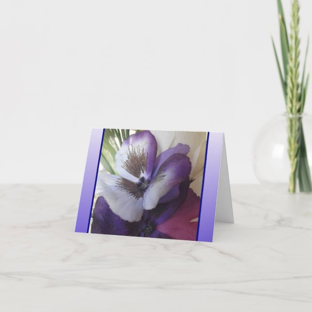 Un contact de carte de note bleue ! (Devant)