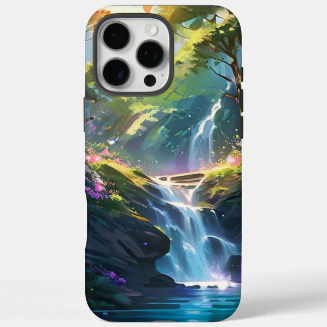 Un coque iPhone 16 Pro Max nature et vivant (Verso)
