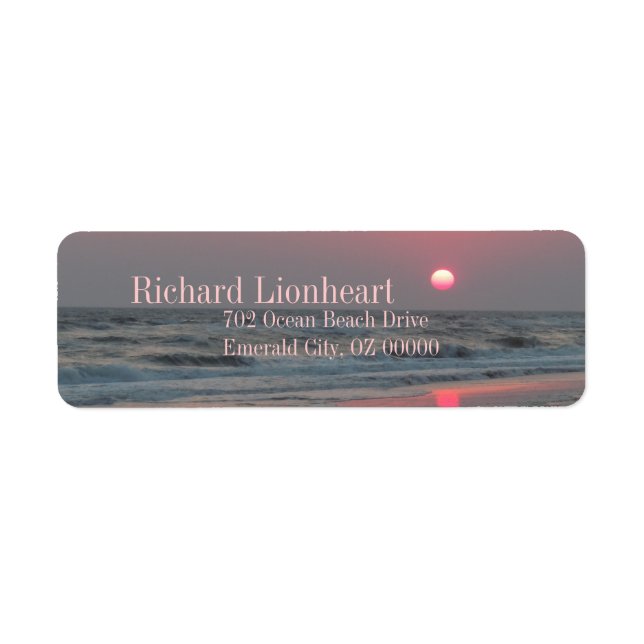 Un coucher de soleil parfait - Oak Island, NC (Devant)
