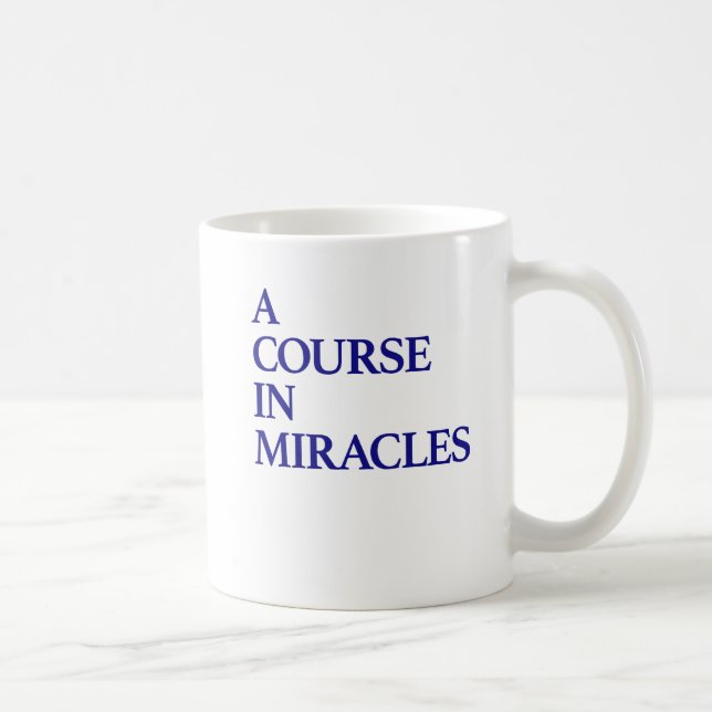 Un cours dans la tasse de résumé de miracles (Droite)