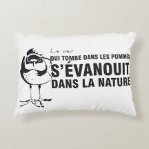 Un coussin à double sens pour amuser l'intérieur