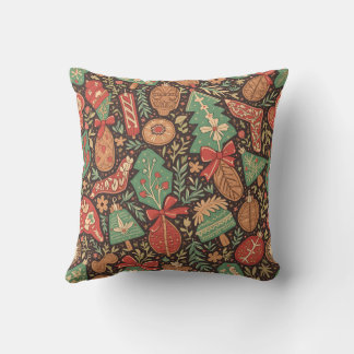 un coussin de Noël émotionnel