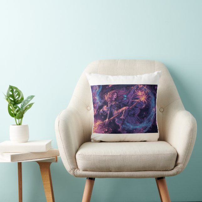 Un coussin de sorcière psychédélique (Chaise)
