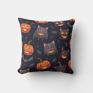 Un coussin qui express Halloween
