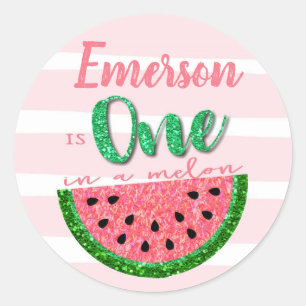Un dans un melon, Sticker Watermelon, Étiquette, T
