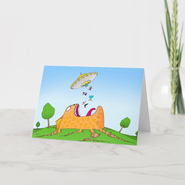 Un de ces jours, carte de voeux intérieure vierge (Devant)