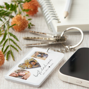 Un de un papa type Heart Photo Collage Cadeau pour