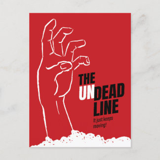 Un-deadline - Vintage horror movie poster Postcard
