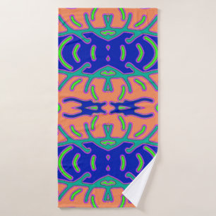 Un design motif d'impression multicolore dynamique