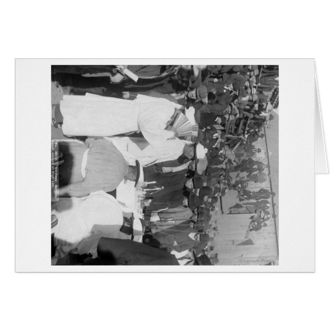 Un deuil chinois en service funèbre pour "High Lee (Devant horizontal)