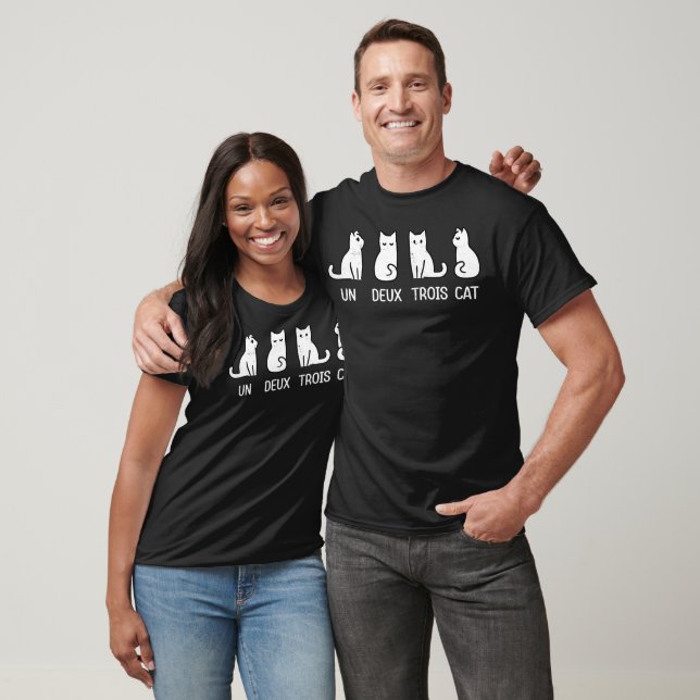 un deux trois cat T-Shirt (Unisex)