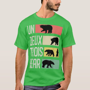 Un Deux Troix Bear Funny Bear Animal Zoo Lover 195 T-Shirt