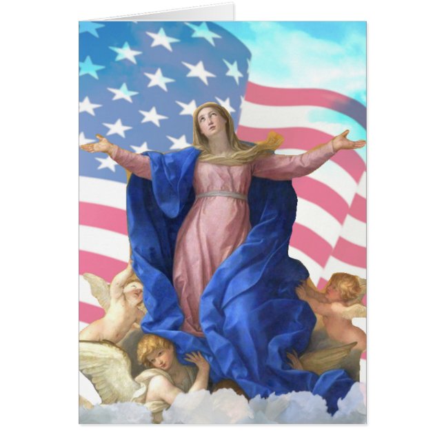UN DIEU BÉNISSENT VIERGE MARIE DE L'AMÉRIQUE (Devant)