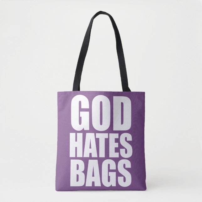 UN DIEU DÉTESTE DES SACS (Devant)