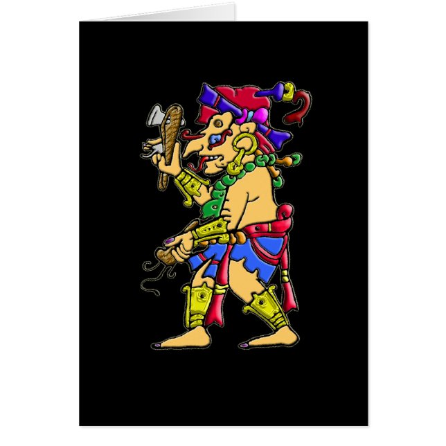 Un dieu maya de pluie de Chac (Devant)
