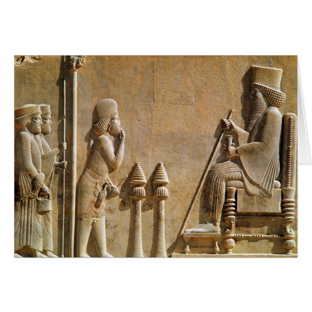 Un dirigeant médian versant l'hommage sur le Roi (Devant horizontal)