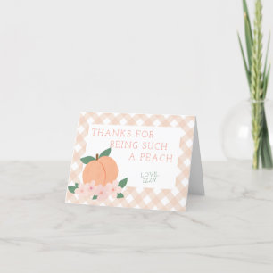 Un doux Carte de remerciements de Baby shower de p