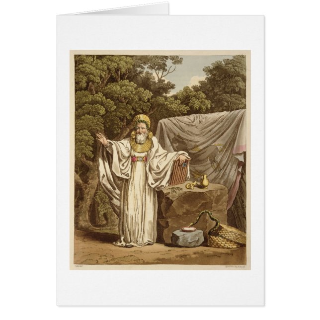 Un druide de voûte dans son habitude juridique, (Devant)