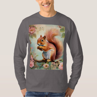 Un écureuil dessinant des t-shirts