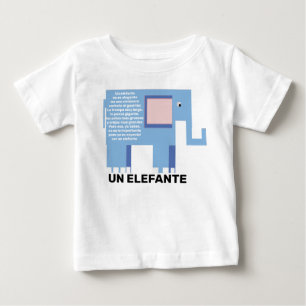 Un Elefante Spanish nursery rhyme Baby T-Shirt